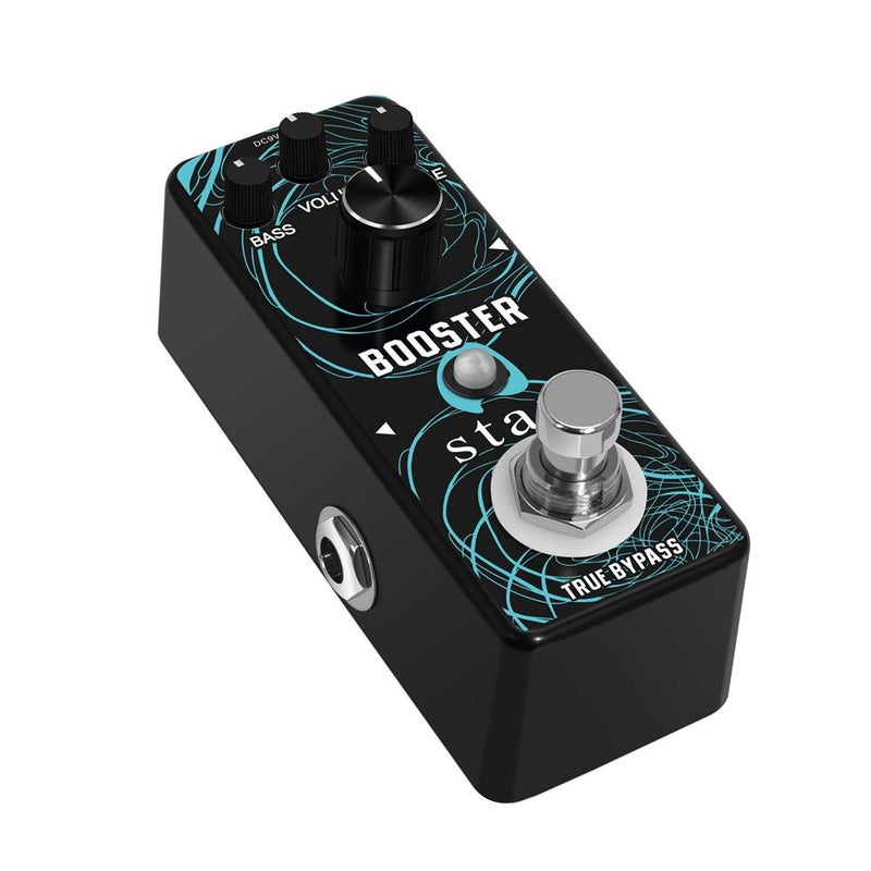 Stax High Gain Pedal Guitar Clean Booster Pedal Amplify Pedal Clean Boost Pedal Moisturizing Original Sound Effects:20db+ Clean Boost With Â±15db 2 Band EQ With Small Size Compact Design - Image 5